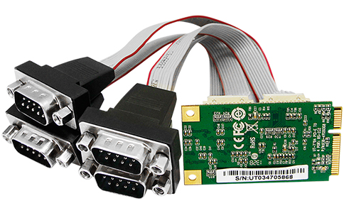 工業(yè)級迷你PCI-E擴展卡_UT-7884 Mini PCI-E轉4口RS-485/422高速多串口卡